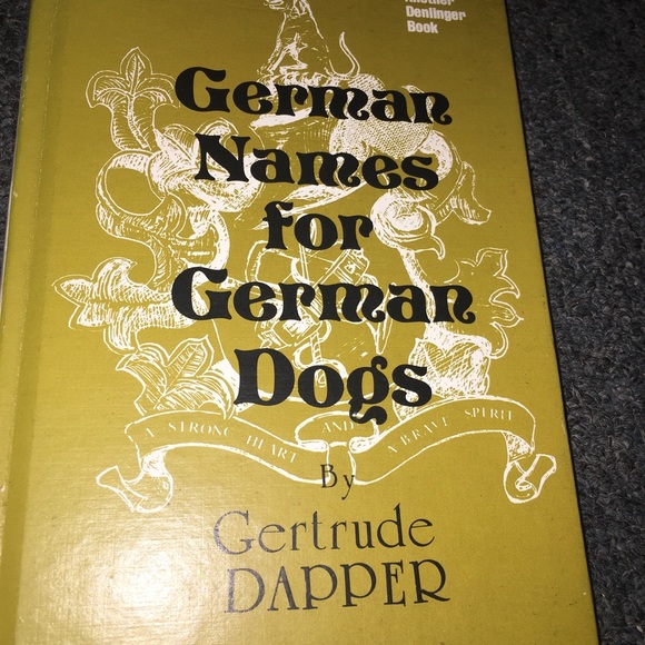 German names for German dogs book - Picture 1 of 2